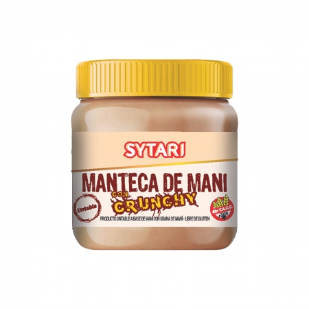 Manteca de Maní con Crunchy sin TACC x 250g